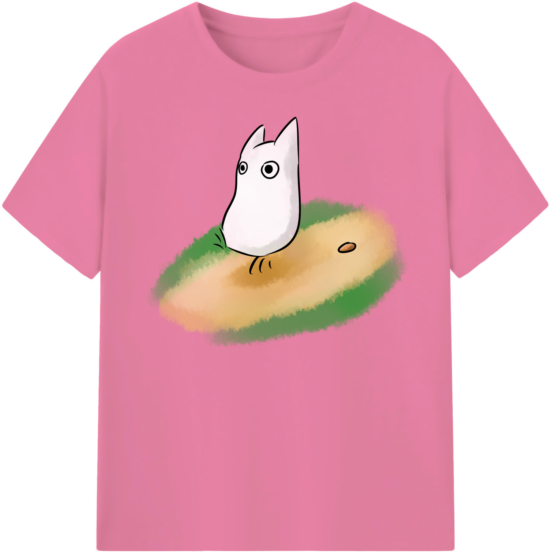 （画像用） となりのトトロ 草壁メイ 草壁サツキ My Neighbor Totoro Satsuki Kusakabe Mei Kusakabe 綿100％半袖Tシャツ（フロントプリント）